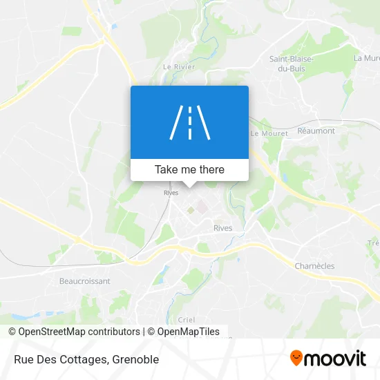 Rue Des Cottages map