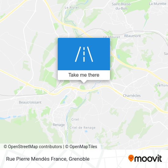 Rue Pierre Mendès France map