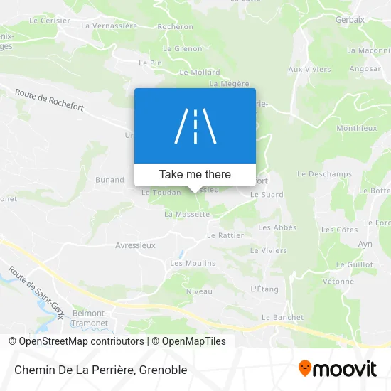 Chemin De La Perrière map