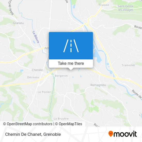 Chemin De Chanet map