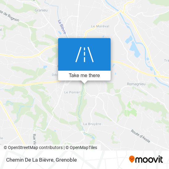 Chemin De La Bièvre map