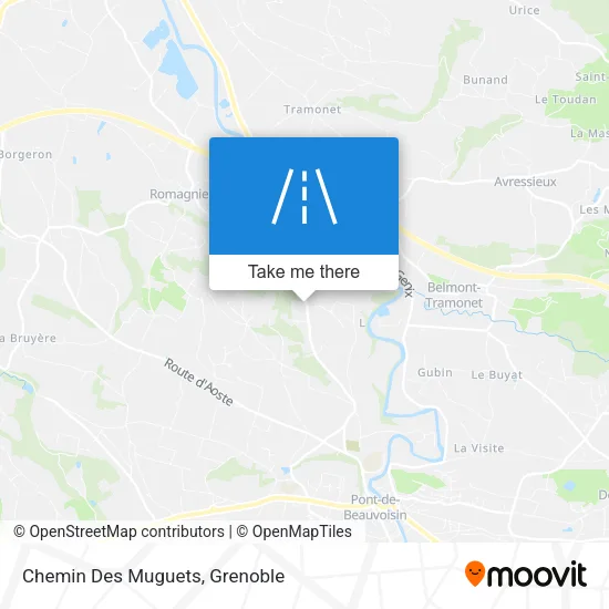 Chemin Des Muguets map