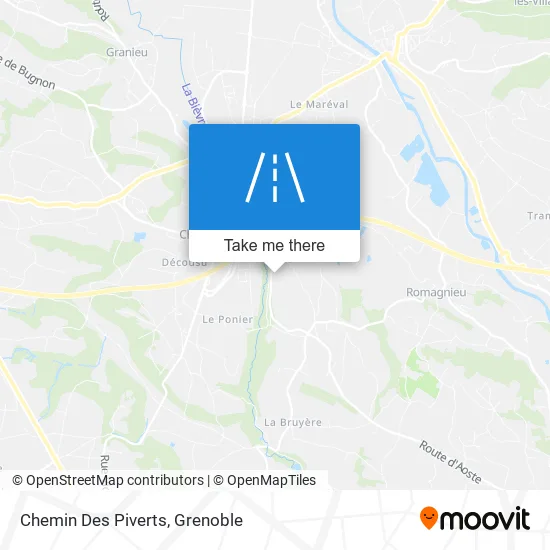 Chemin Des Piverts map