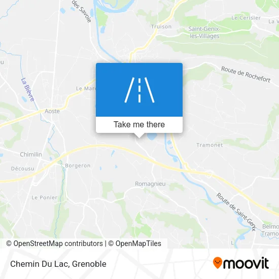 Chemin Du Lac map