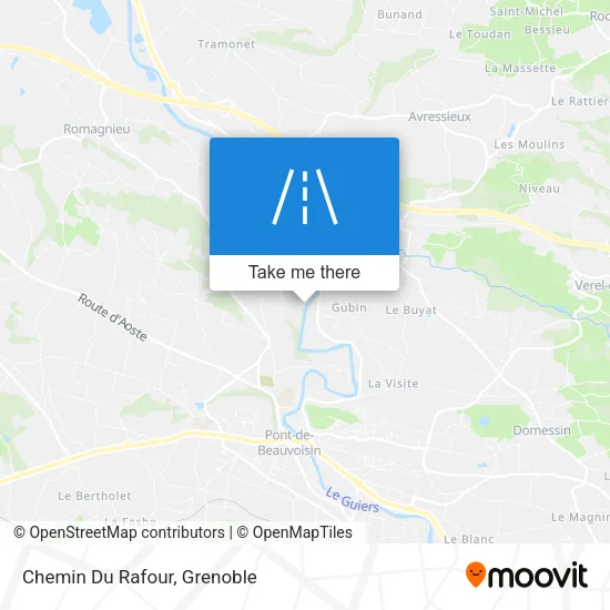 Chemin Du Rafour map