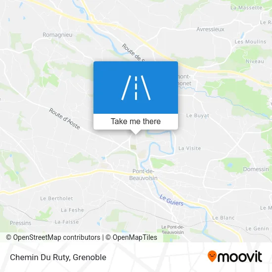 Chemin Du Ruty map