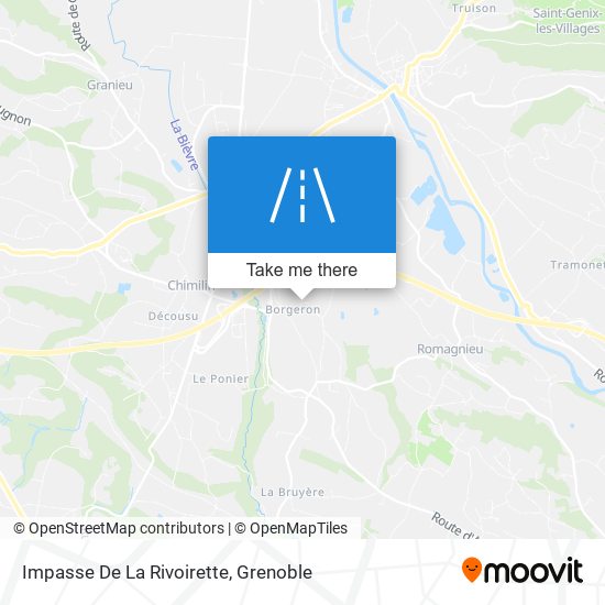 Impasse De La Rivoirette map