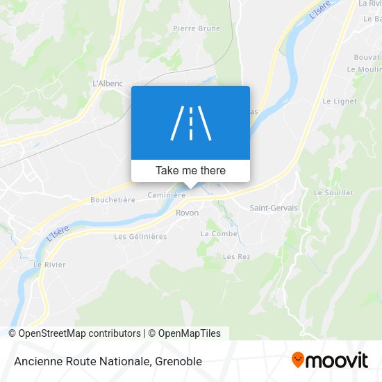Ancienne Route Nationale map