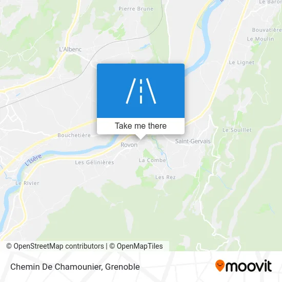 Chemin De Chamounier map