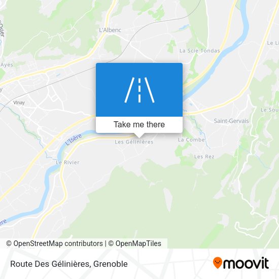 Route Des Gélinières map