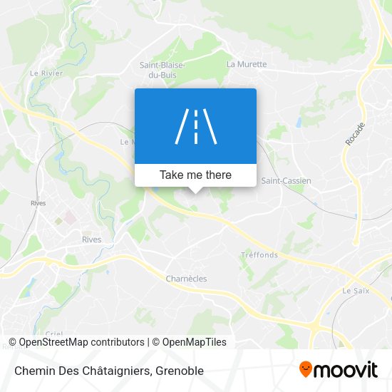 Chemin Des Châtaigniers map