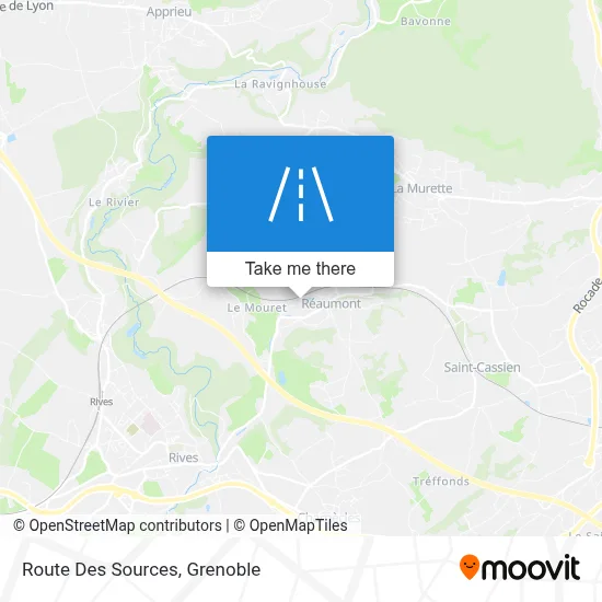 Route Des Sources map