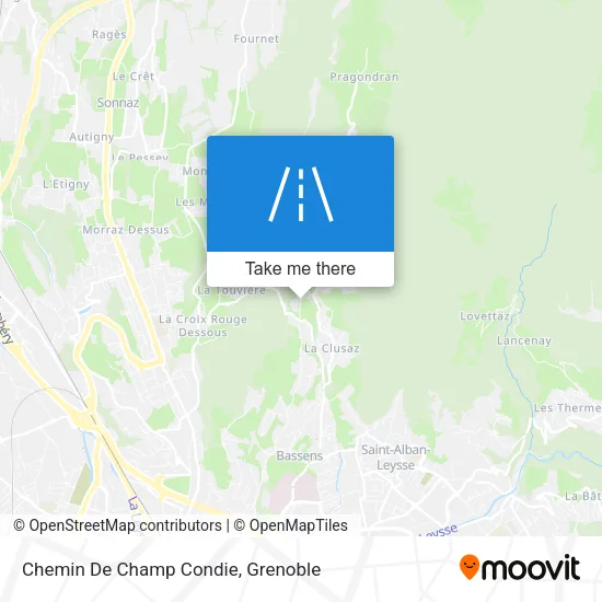 Chemin De Champ Condie map