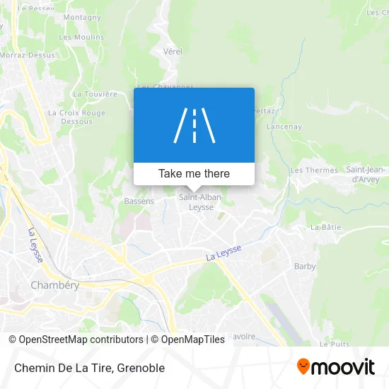 Chemin De La Tire map