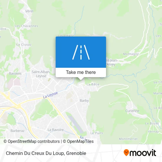 Chemin Du Creux Du Loup map
