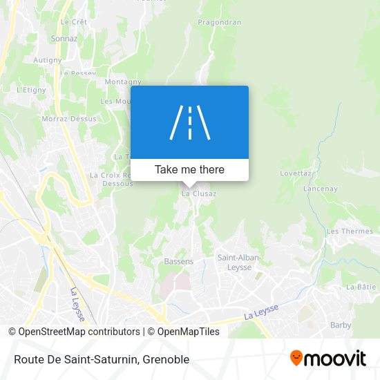 Route De Saint-Saturnin map