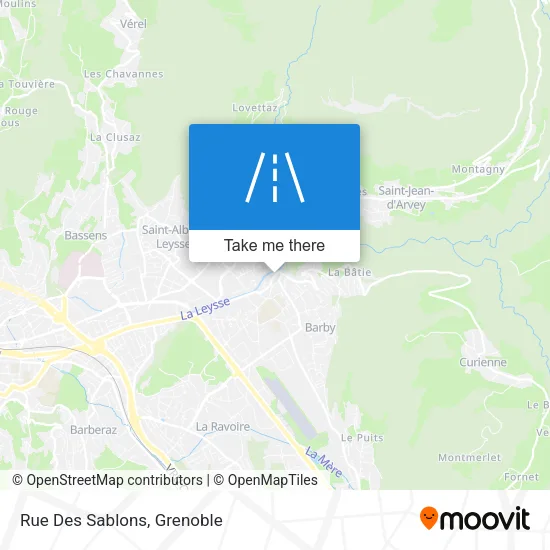 Rue Des Sablons map
