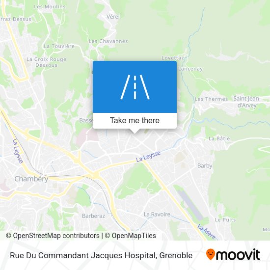 Rue Du Commandant Jacques Hospital map