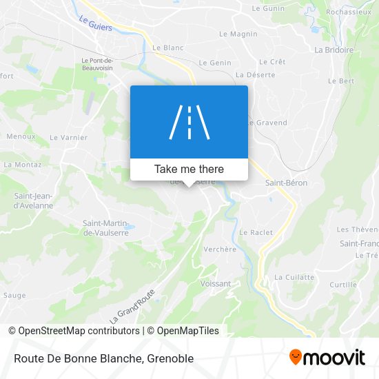 Route De Bonne Blanche map
