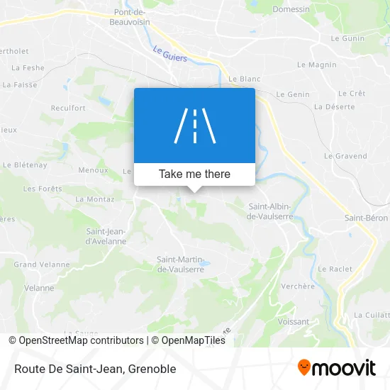 Route De Saint-Jean map