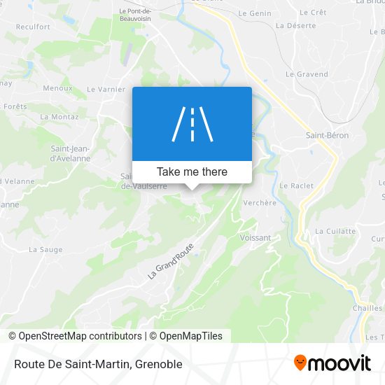 Route De Saint-Martin map