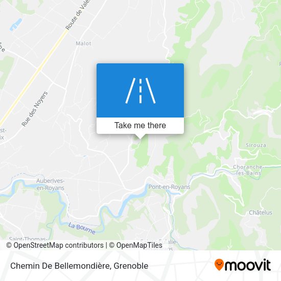 Chemin De Bellemondière map