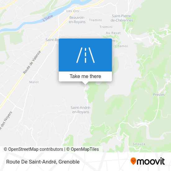 Route De Saint-André map