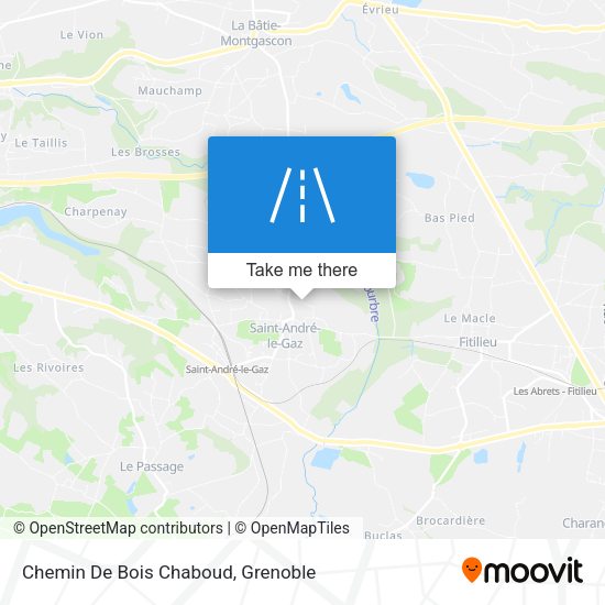 Chemin De Bois Chaboud map