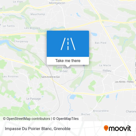 Impasse Du Poirier Blanc map
