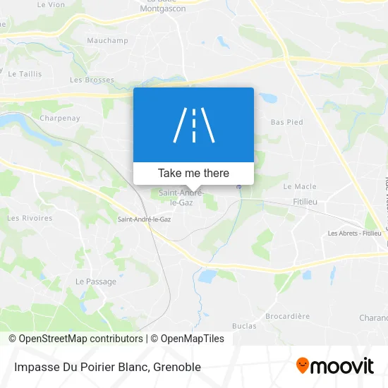 Impasse Du Poirier Blanc map