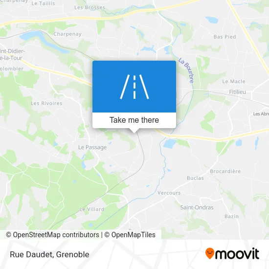 Rue Daudet map