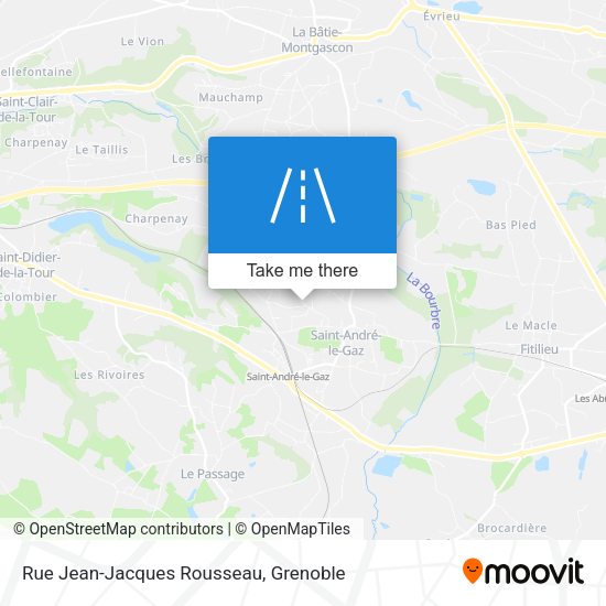 Rue Jean-Jacques Rousseau map