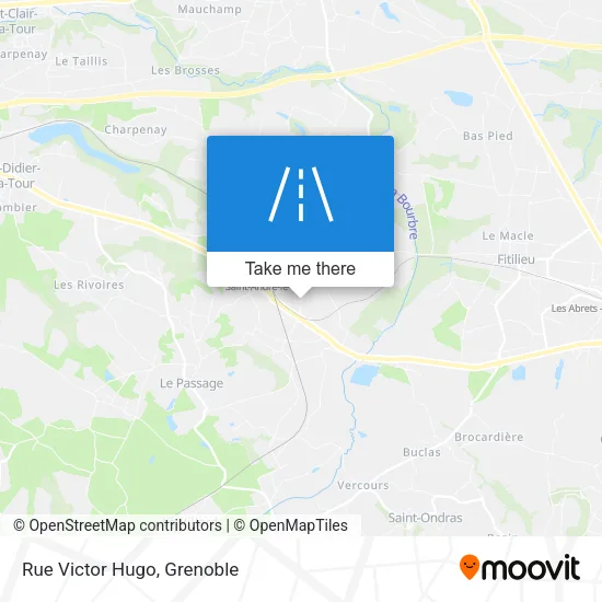 Rue Victor Hugo map