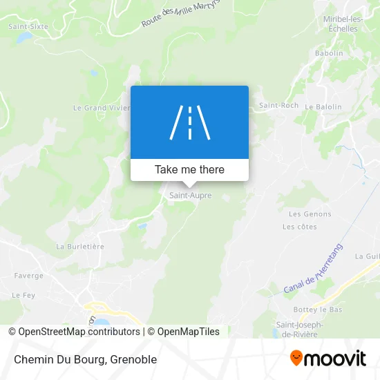 Chemin Du Bourg map