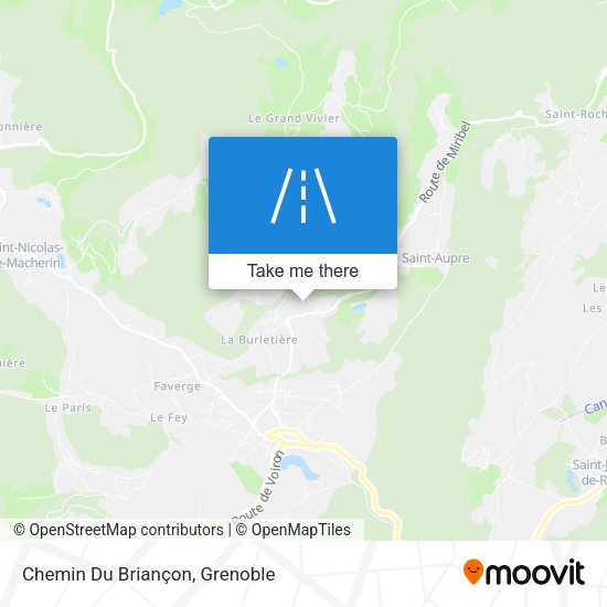 Chemin Du Briançon map