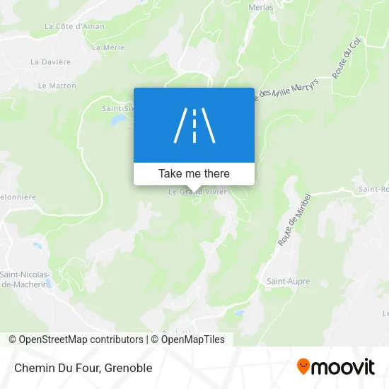 Chemin Du Four map