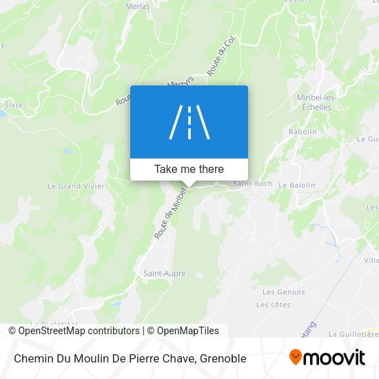 Chemin Du Moulin De Pierre Chave map