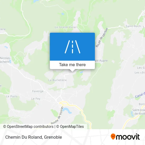 Chemin Du Roland map