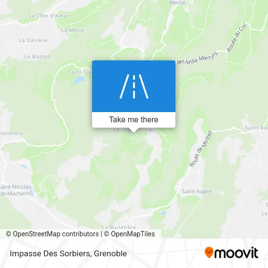 Impasse Des Sorbiers map