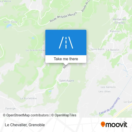 Le Chevalier map