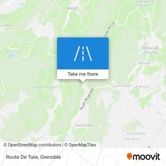 Route De Ture map