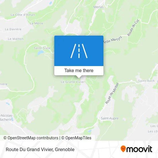 Route Du Grand Vivier map