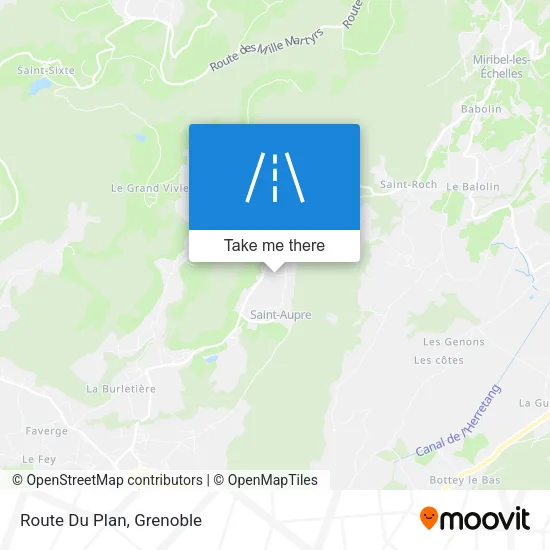 Route Du Plan map