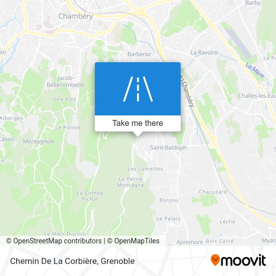 Chemin De La Corbière map