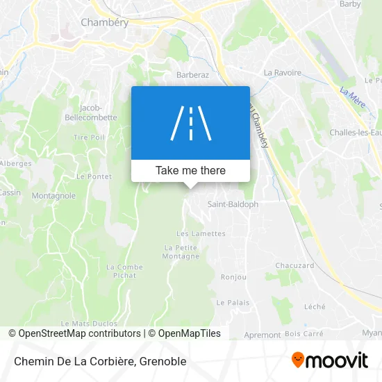 Chemin De La Corbière map