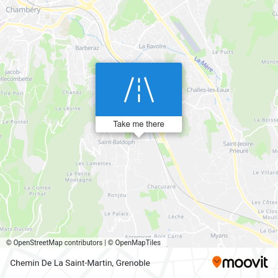 Chemin De La Saint-Martin map