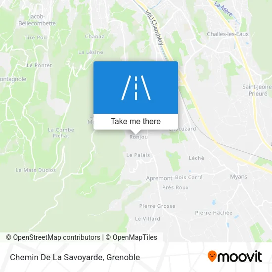 Chemin De La Savoyarde map