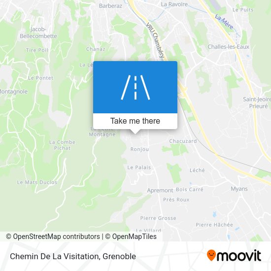 Chemin De La Visitation map