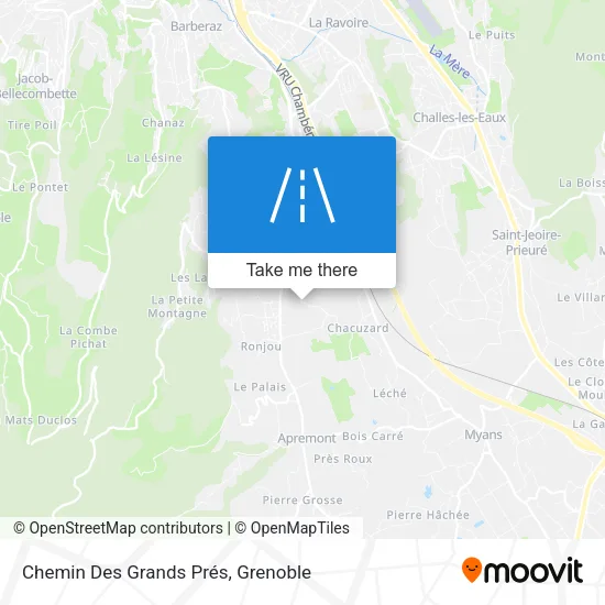 Chemin Des Grands Prés map