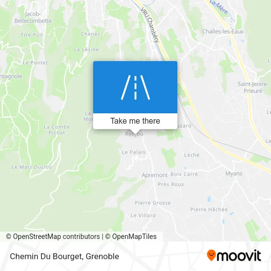 Chemin Du Bourget map